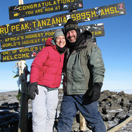 Robin & Patrick on Kilimanjaro